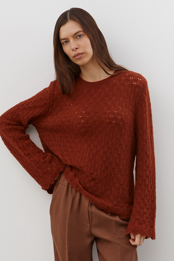 картинка Ажурный джемпер от магазина Одежда+