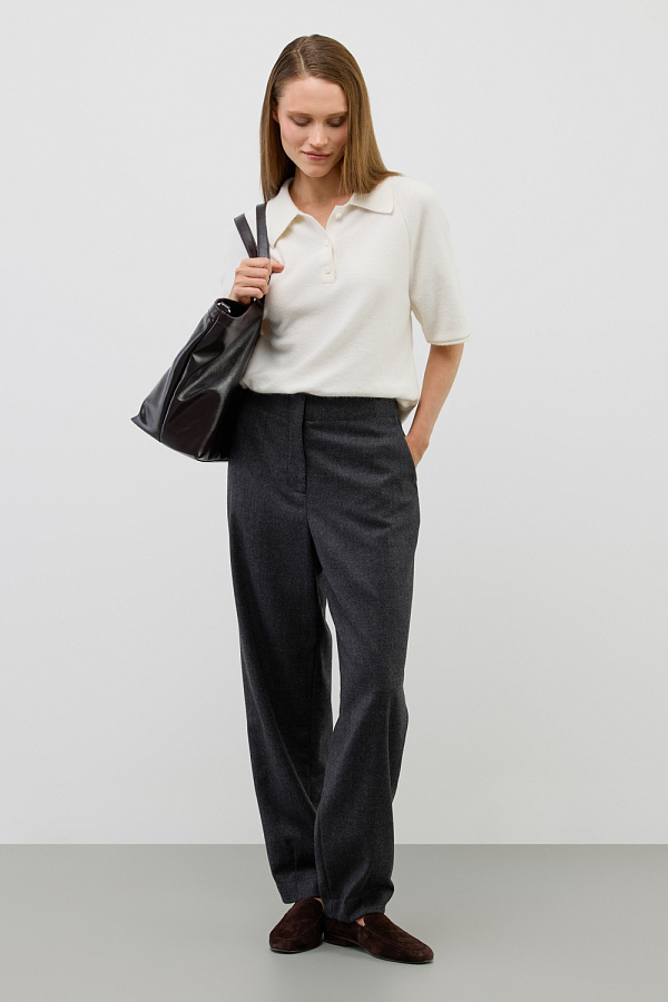 картинка Джемпер-поло с  шерстью ангоры от магазина Одежда+