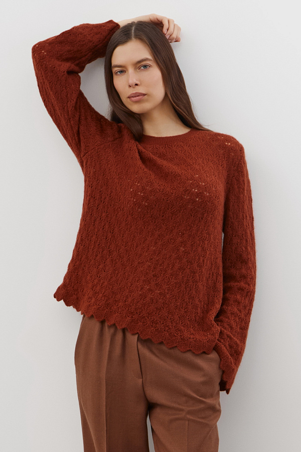 картинка Ажурный джемпер от магазина Одежда+