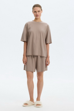 картинка Комплект футболка и шорты из вафельного хлопка от магазина Одежда+