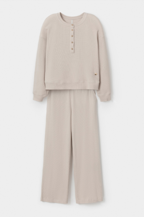 картинка Комлпект джемпер и брюки из объемного трикотажа от магазина Одежда+