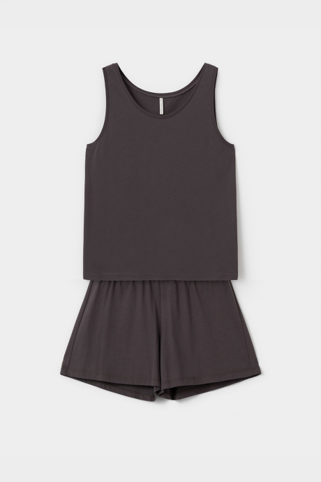 картинка Комплект топ и шорты из хлопка с модалом от магазина Одежда+
