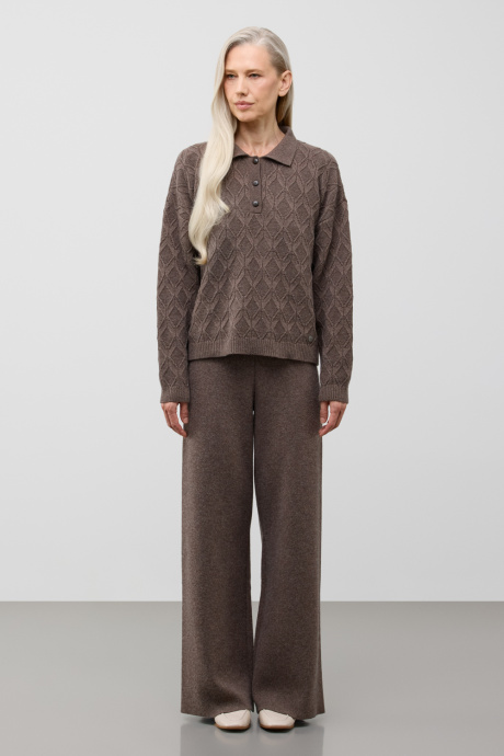 картинка Брюки из шерсти мериноса с кашемиром от магазина Одежда+