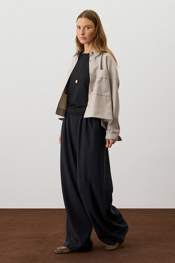 картинка Брюки из пике от магазина Одежда+