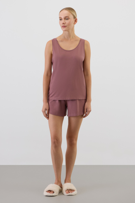 картинка Комплект топ и шорты из хлопка с модалом от магазина Одежда+