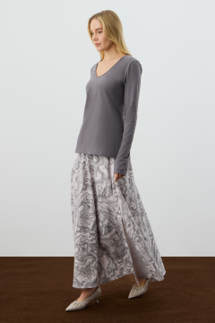 картинка Юбка с боковыми разрезами от магазина Одежда+