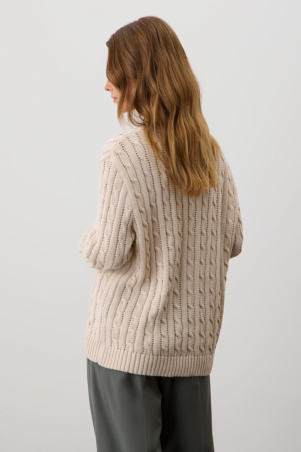 картинка Джемпер из хлопковой пряжи от магазина Одежда+