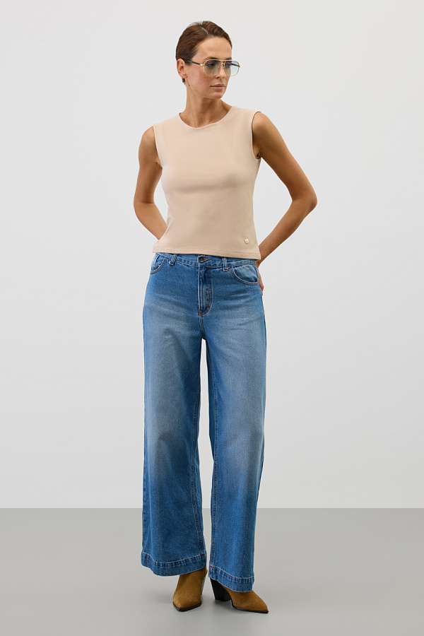 картинка Топ из мягкого хлопка от магазина Одежда+