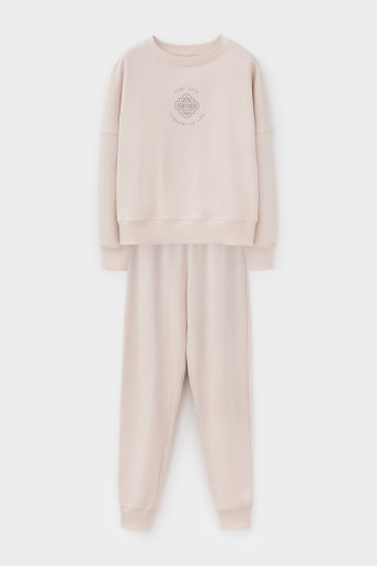 картинка Комплект толстовка и брюки из футера от магазина Одежда+