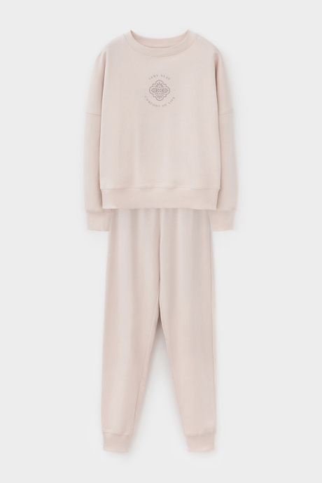 картинка Комплект толстовка и брюки из футера от магазина Одежда+