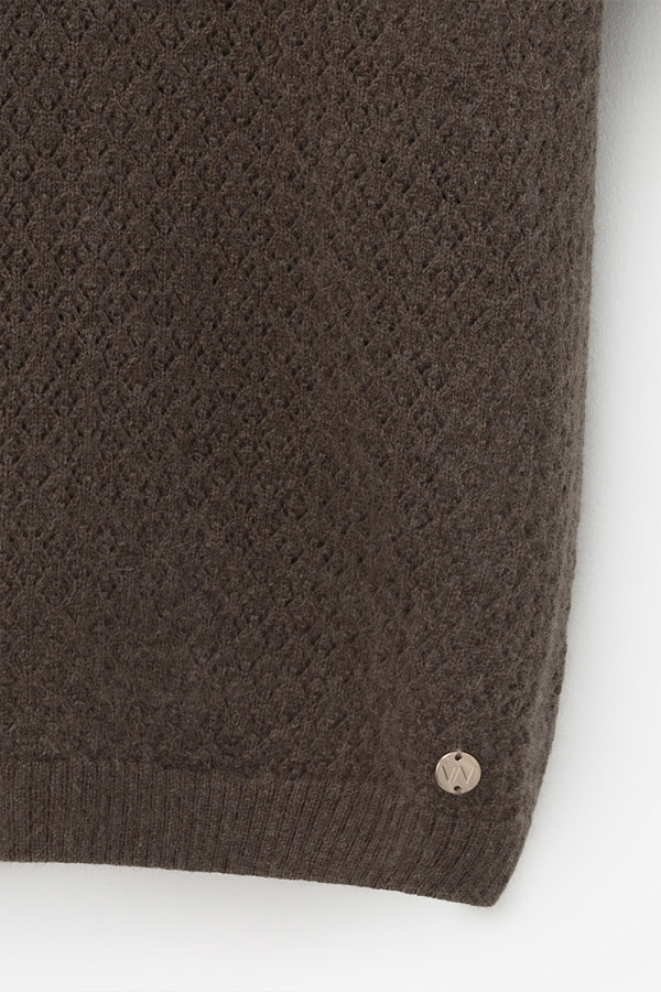 картинка Джемпер-поло с  шерстью енота от магазина Одежда+