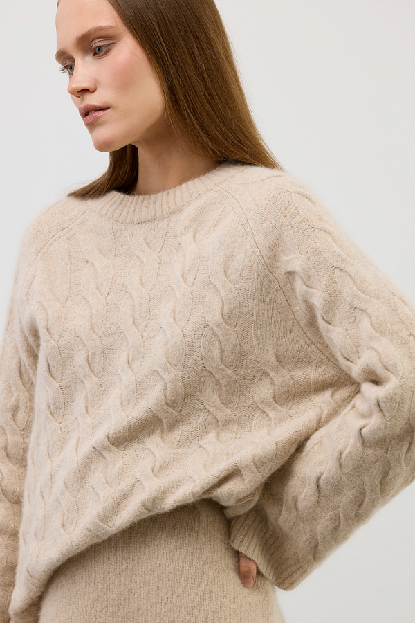 картинка Джемпер из шерсти лисы от магазина Одежда+