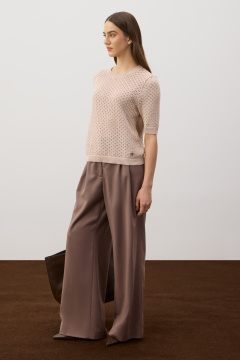 картинка Джемпер из итальянской пряжи с коротким рукавом от магазина Одежда+