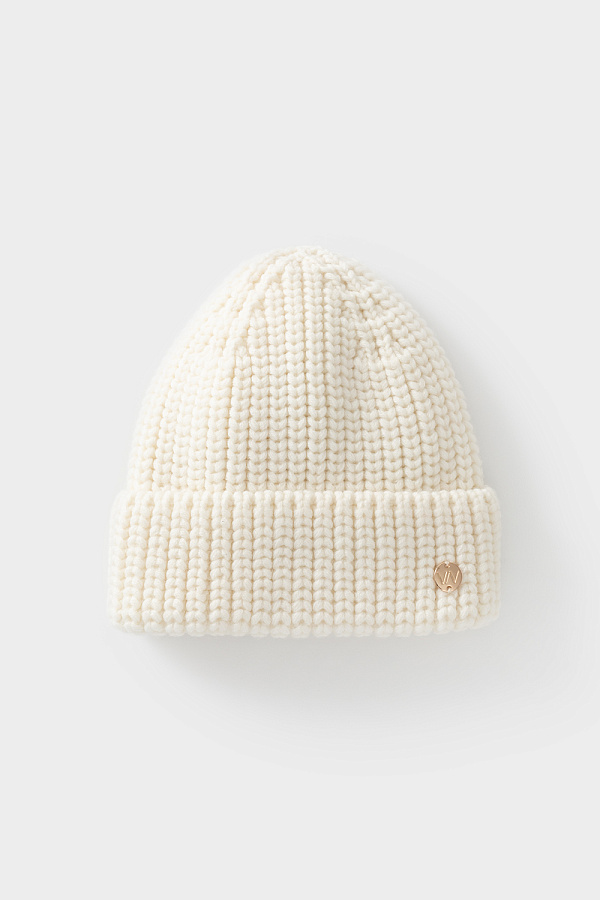 картинка Шапка вязаная с отворотом от магазина Одежда+