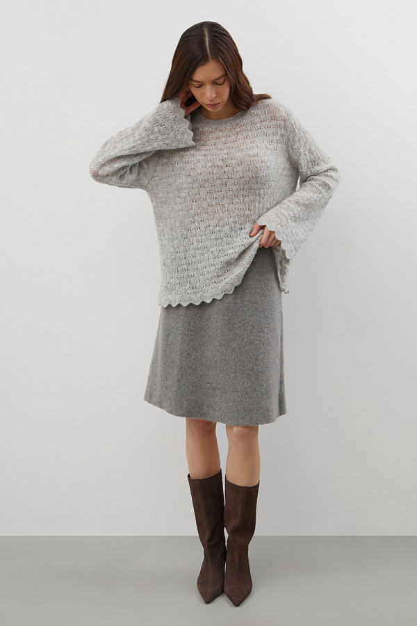 картинка джемпер св.серый меланж от магазина Одежда+