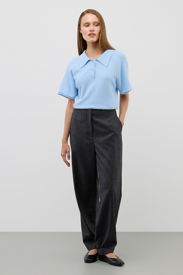 картинка Джемпер-поло с  шерстью ангоры от магазина Одежда+