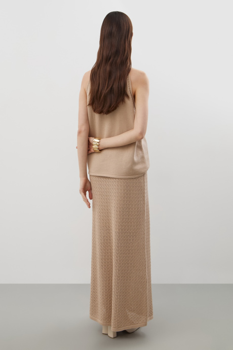 картинка Вязаный топ из хлопковой пряжи от магазина Одежда+