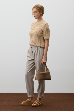 картинка Вязаный джемпер с коротким рукавом от магазина Одежда+