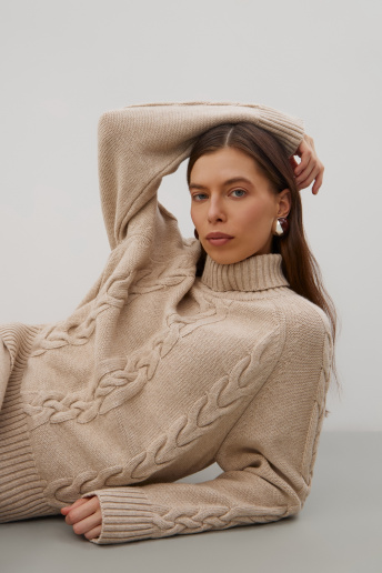 картинка Джемпер с мериносом и кашемиром от магазина Одежда+