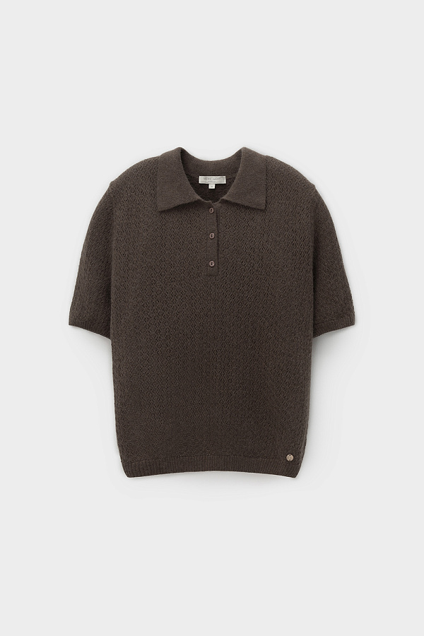 картинка Джемпер-поло с  шерстью енота от магазина Одежда+