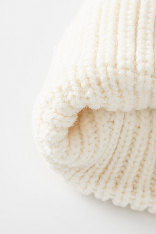 картинка Шапка вязаная с отворотом от магазина Одежда+