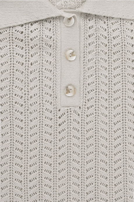 картинка Ажурное поло из итальянской пряжи от магазина Одежда+