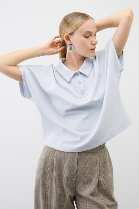 картинка Футболка-поло из премиального хлопка от магазина Одежда+