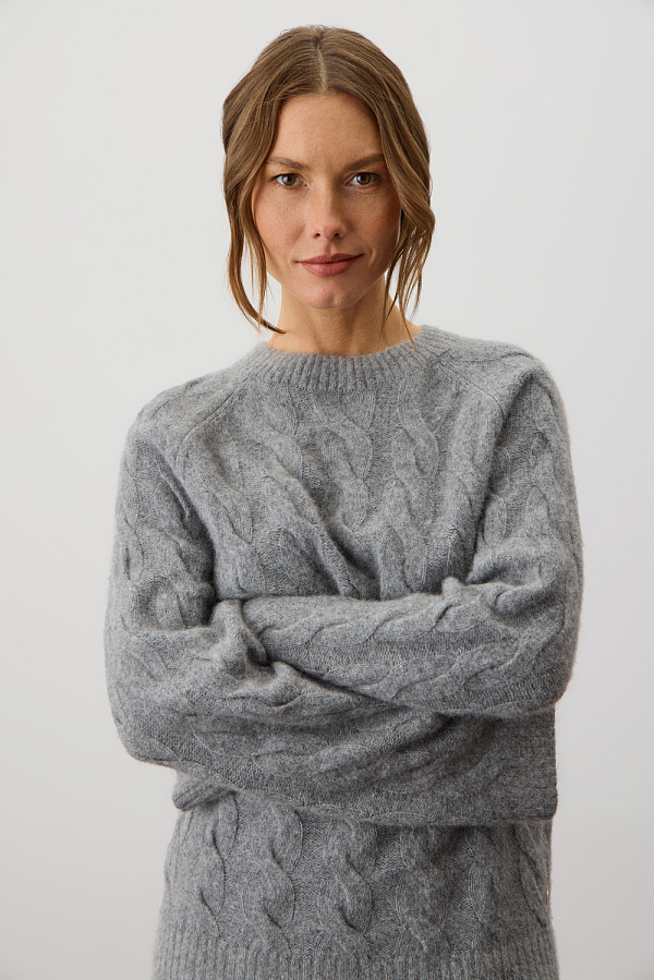 картинка Джемпер из шерсти лисы от магазина Одежда+