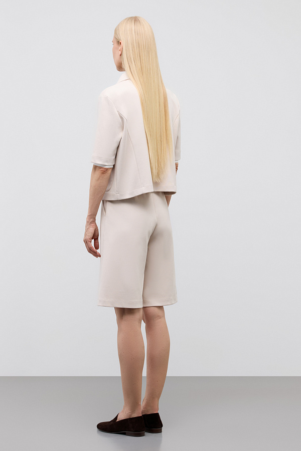 картинка Укороченный жакет из премиального трикотажа от магазина Одежда+