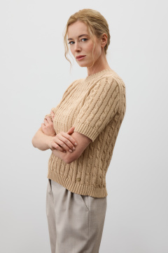 картинка Вязаный джемпер с коротким рукавом от магазина Одежда+