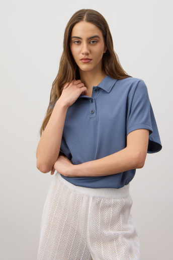 картинка Футболка-поло из премиального хлопка от магазина Одежда+