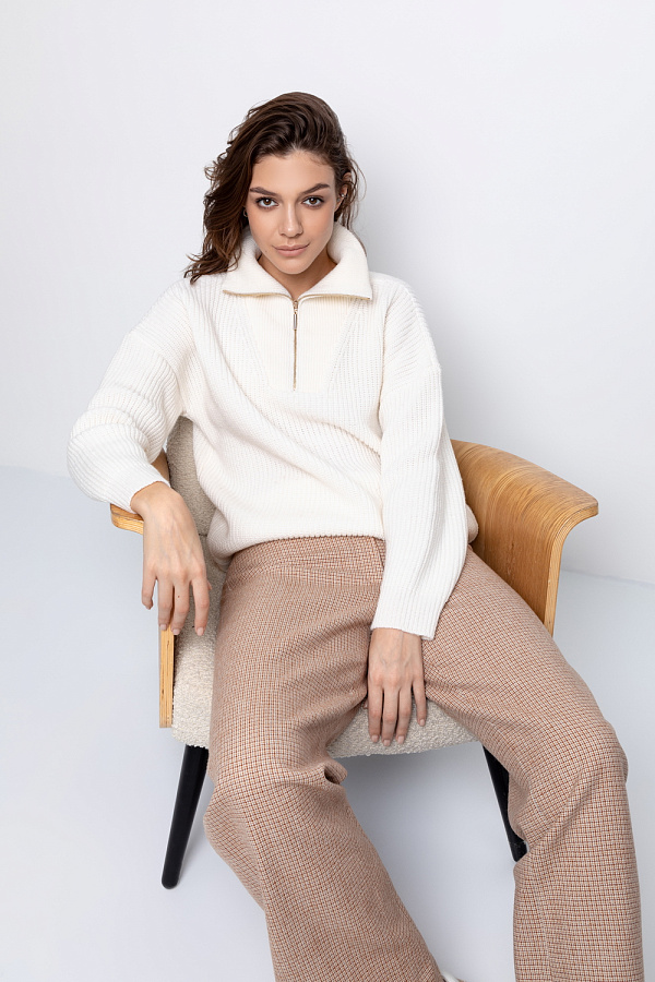 картинка Широкие брюки из шерсти от магазина Одежда+