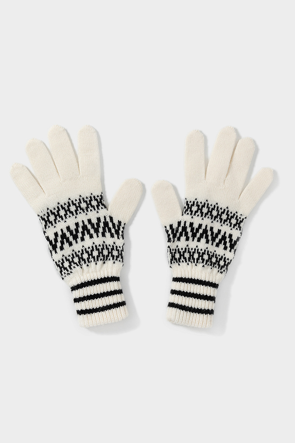 картинка Перчатки вязаные из полушерсти от магазина Одежда+