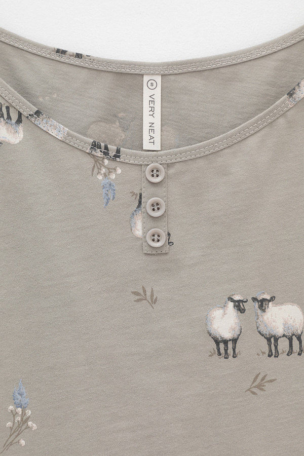 картинка Комплект топ и шорты из 100% хлопка от магазина Одежда+