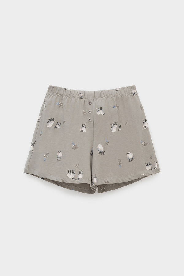 картинка Комплект топ и шорты из 100% хлопка от магазина Одежда+