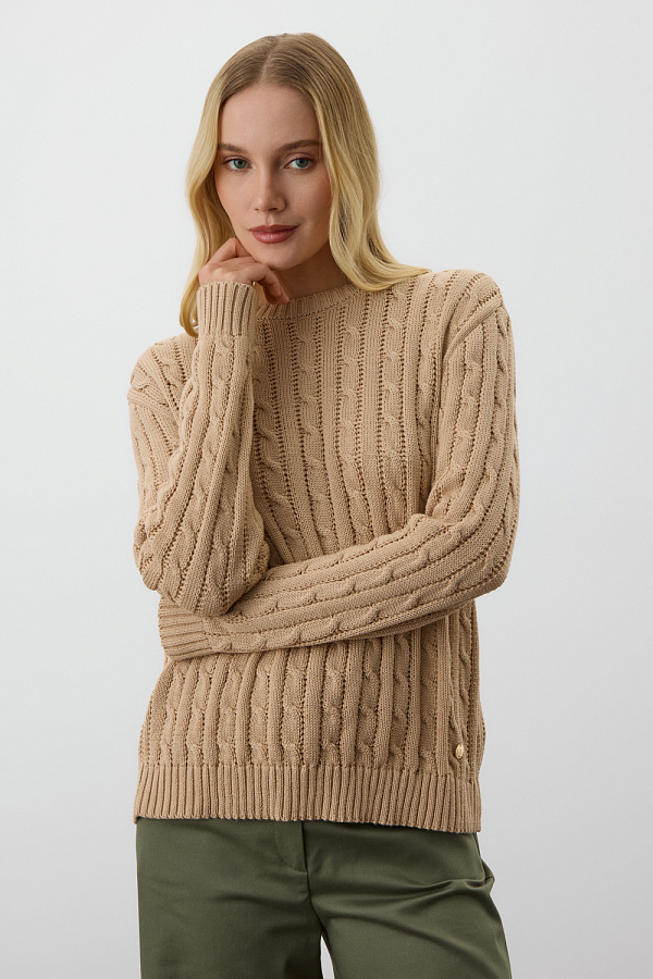 картинка Джемпер из хлопковой пряжи от магазина Одежда+