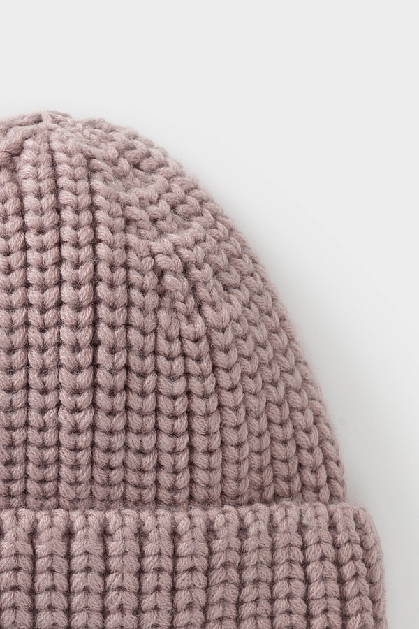 картинка Шапка вязаная с отворотом от магазина Одежда+