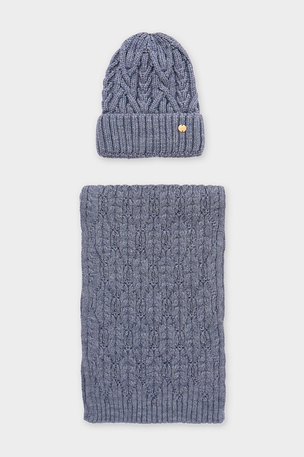 картинка Комплект шапка и шарф от магазина Одежда+