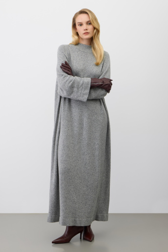 картинка Платье с мериносом и шелком от магазина Одежда+