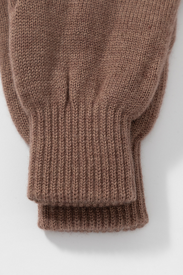 картинка Перчатки вязаные из полушерсти от магазина Одежда+