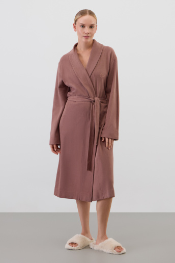 картинка Халат из 100% хлопка с пич эффектом от магазина Одежда+