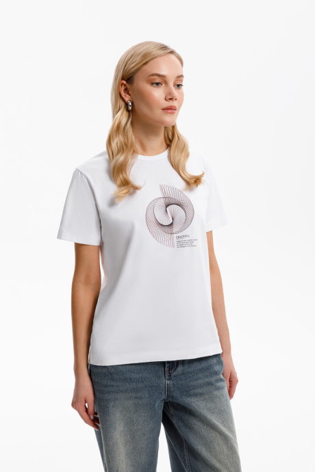 картинка Футболка из хлопка с эластаном от магазина Одежда+