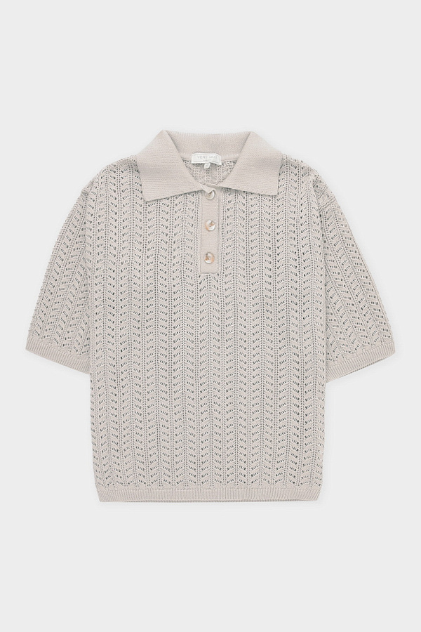 картинка Ажурное поло из итальянской пряжи от магазина Одежда+