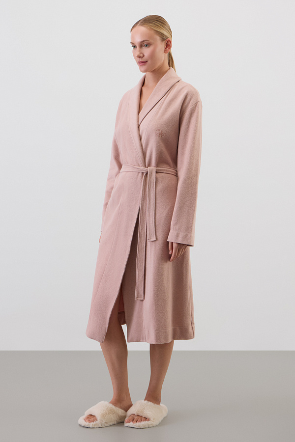 картинка Халат из 100% хлопка с пич эффектом от магазина Одежда+