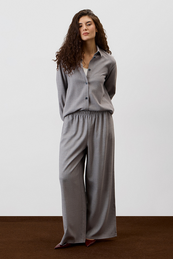 картинка брюки светло-серый от магазина Одежда+