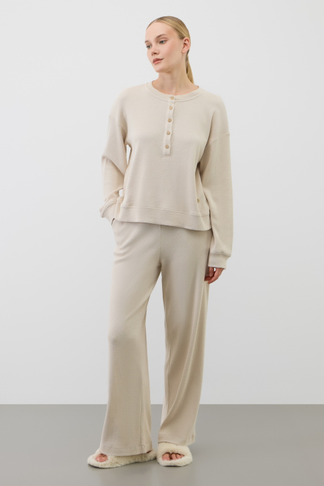 картинка Комлпект джемпер и брюки из объемного трикотажа от магазина Одежда+
