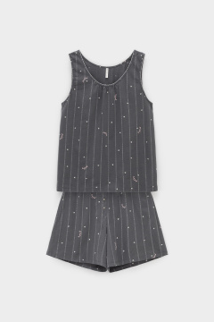 картинка Комплект топ и шорты из 100% хлопка от магазина Одежда+