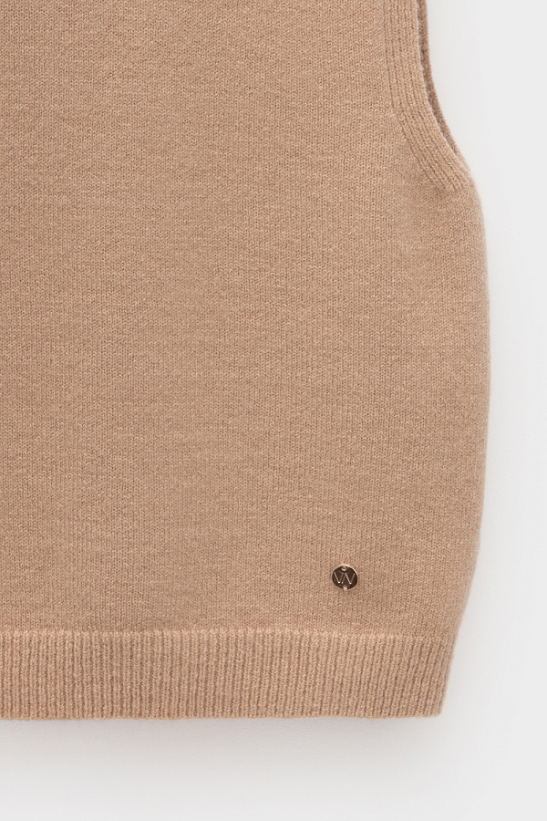 картинка Жилет из шерсти мериноса и мохера от магазина Одежда+