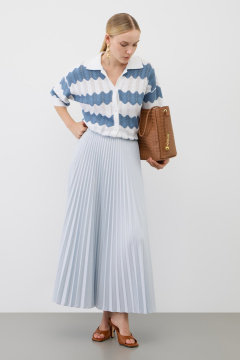 картинка Рубашка из хлопковой пряжи с коротким рукавом от магазина Одежда+