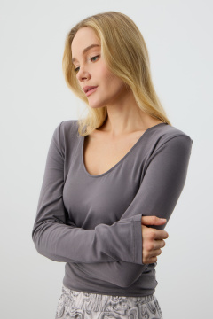 картинка Лонгслив из хлопка от магазина Одежда+